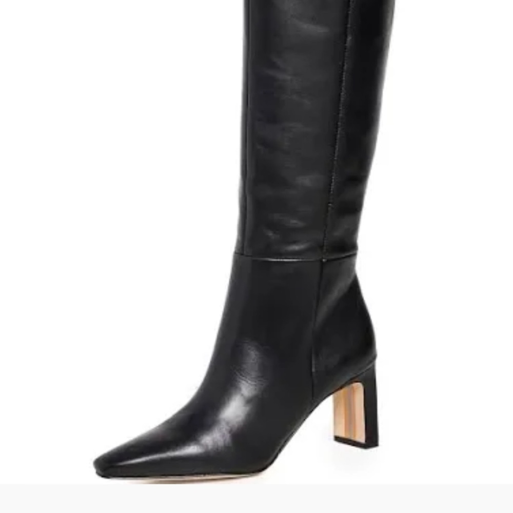 Sam eldelman black knee high boots